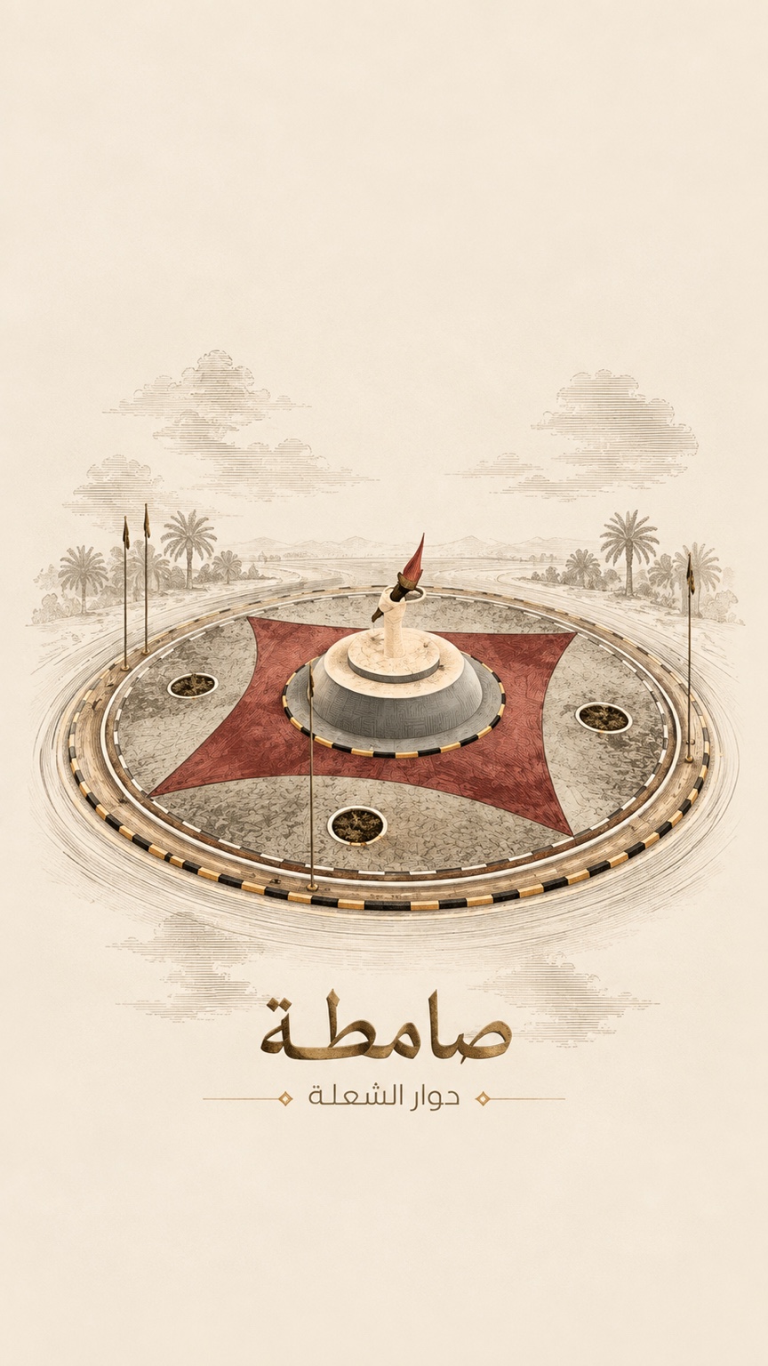 دوار الشعلة في صامطة